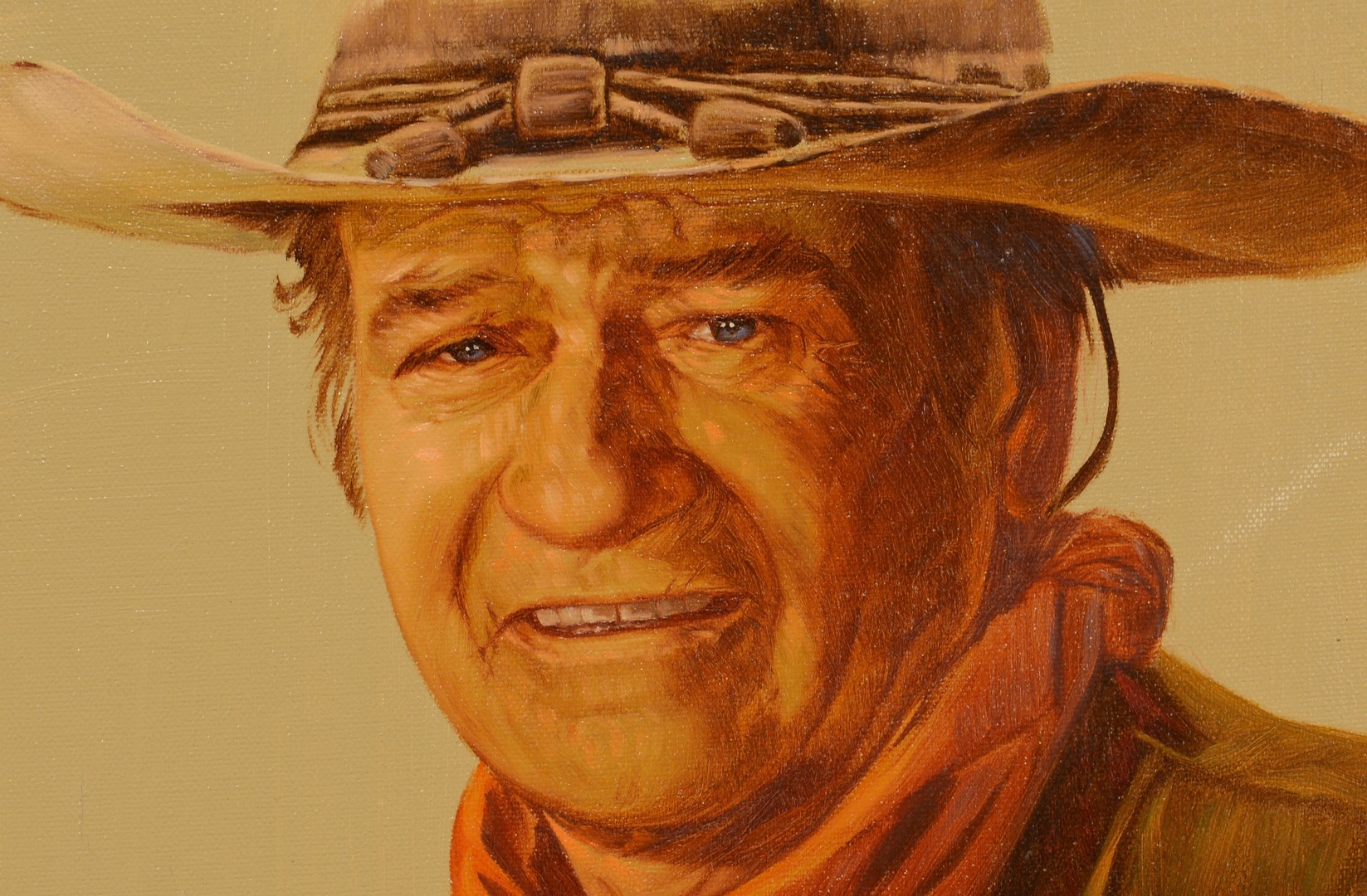 Lot 616: Lee Young, portrait of John Wayne