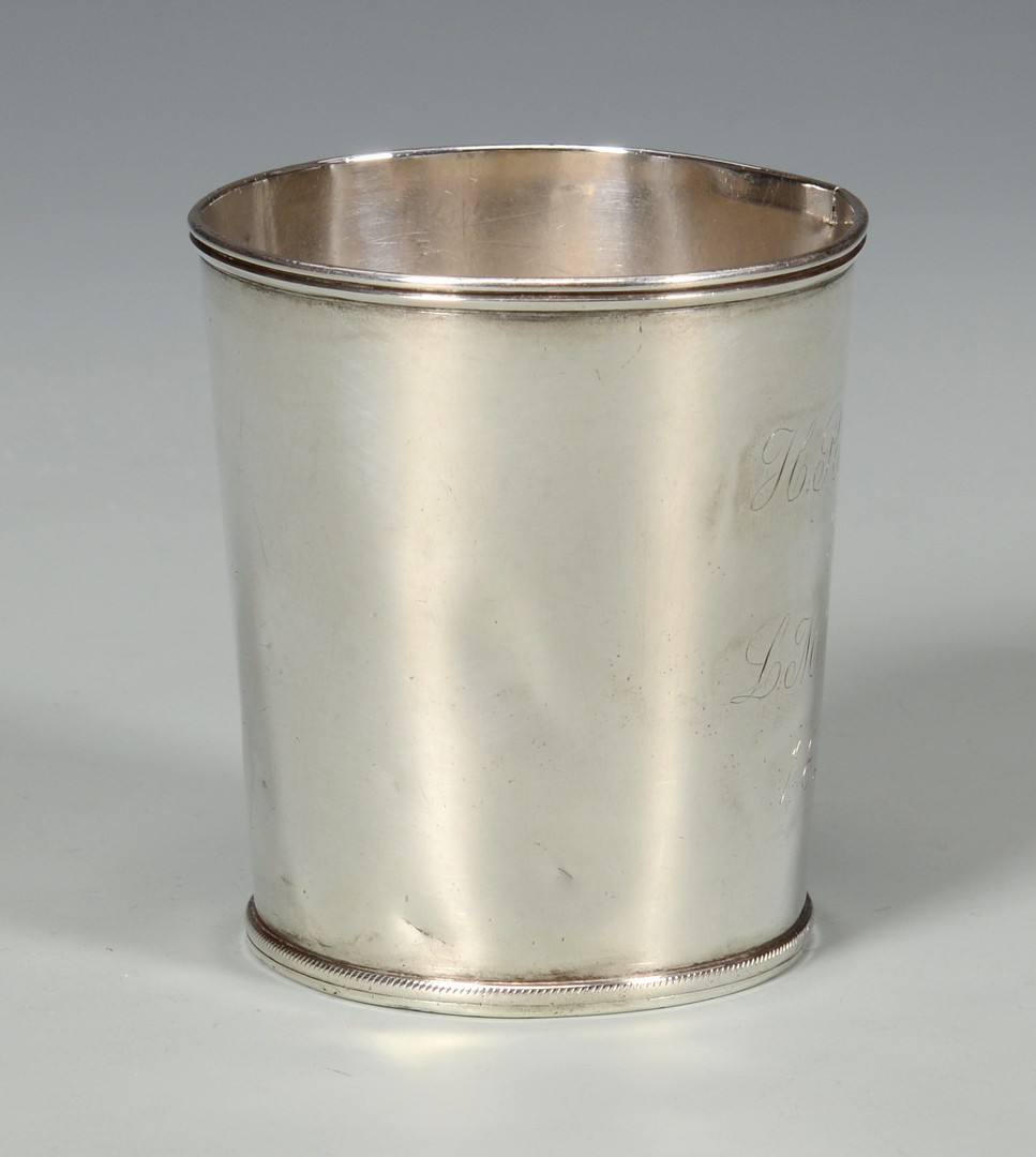 Lot 65: A. Rasch Coin Silver Cup, Steamboat history