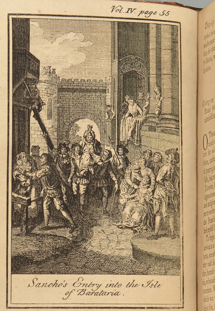 Lot 662: 4 Vol Set Don Quixote, Dublin, 1783