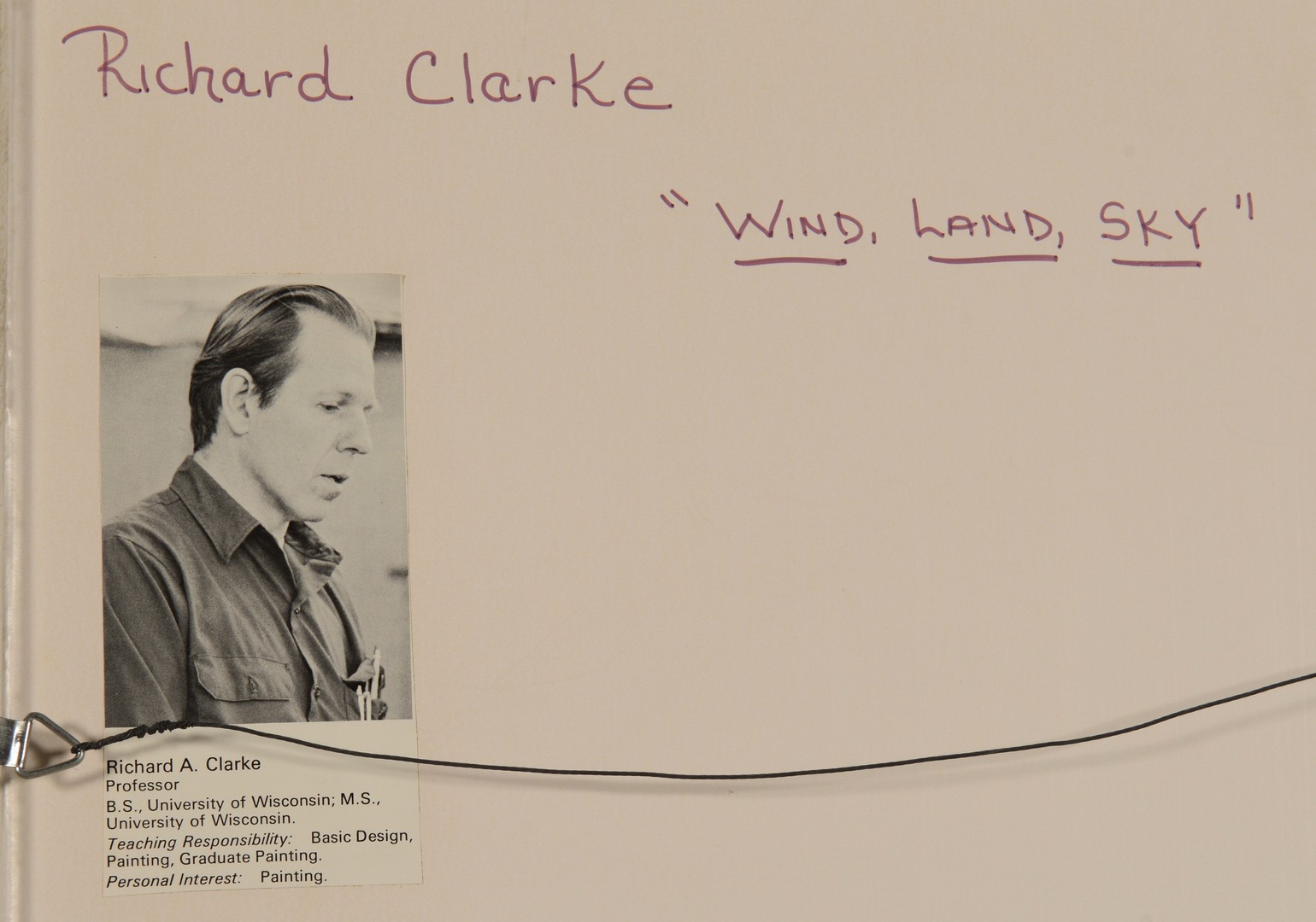 Lot 686: 2 Richard Clarke, TN, Abstract Watercolors