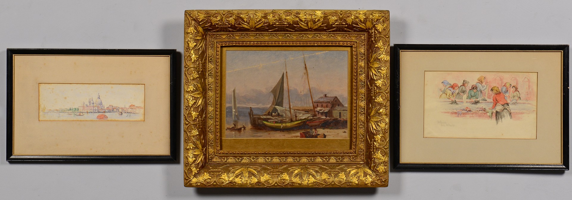 Lot 693: 3 Thomas Campbell paintings