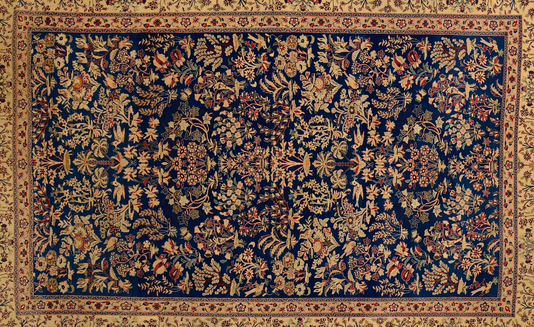 Lot 743: Persian Isphahan or Naien Rug
