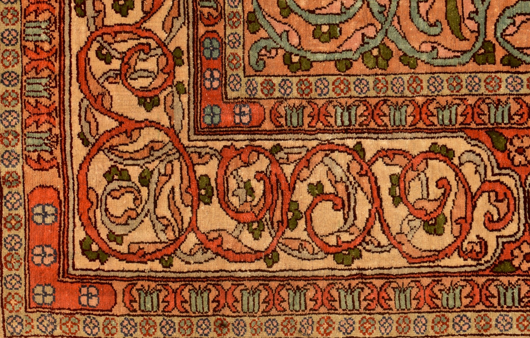 Lot 747: Persian silk prayer rug