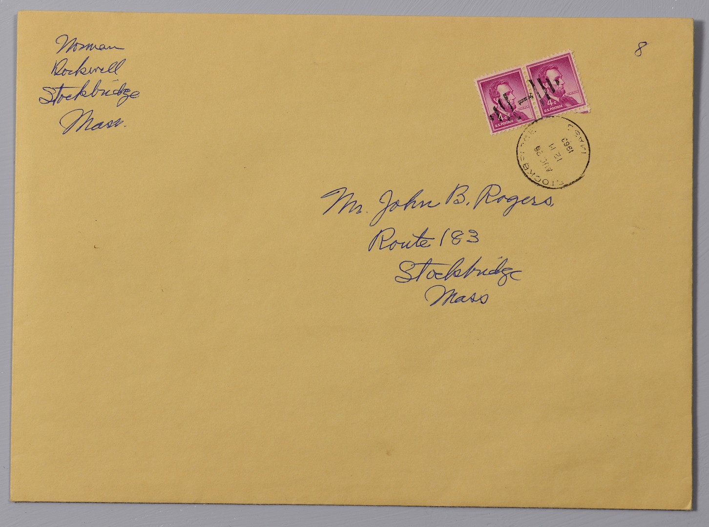 Lot 762: Norman Rockwell Archive inc. Signed Letters