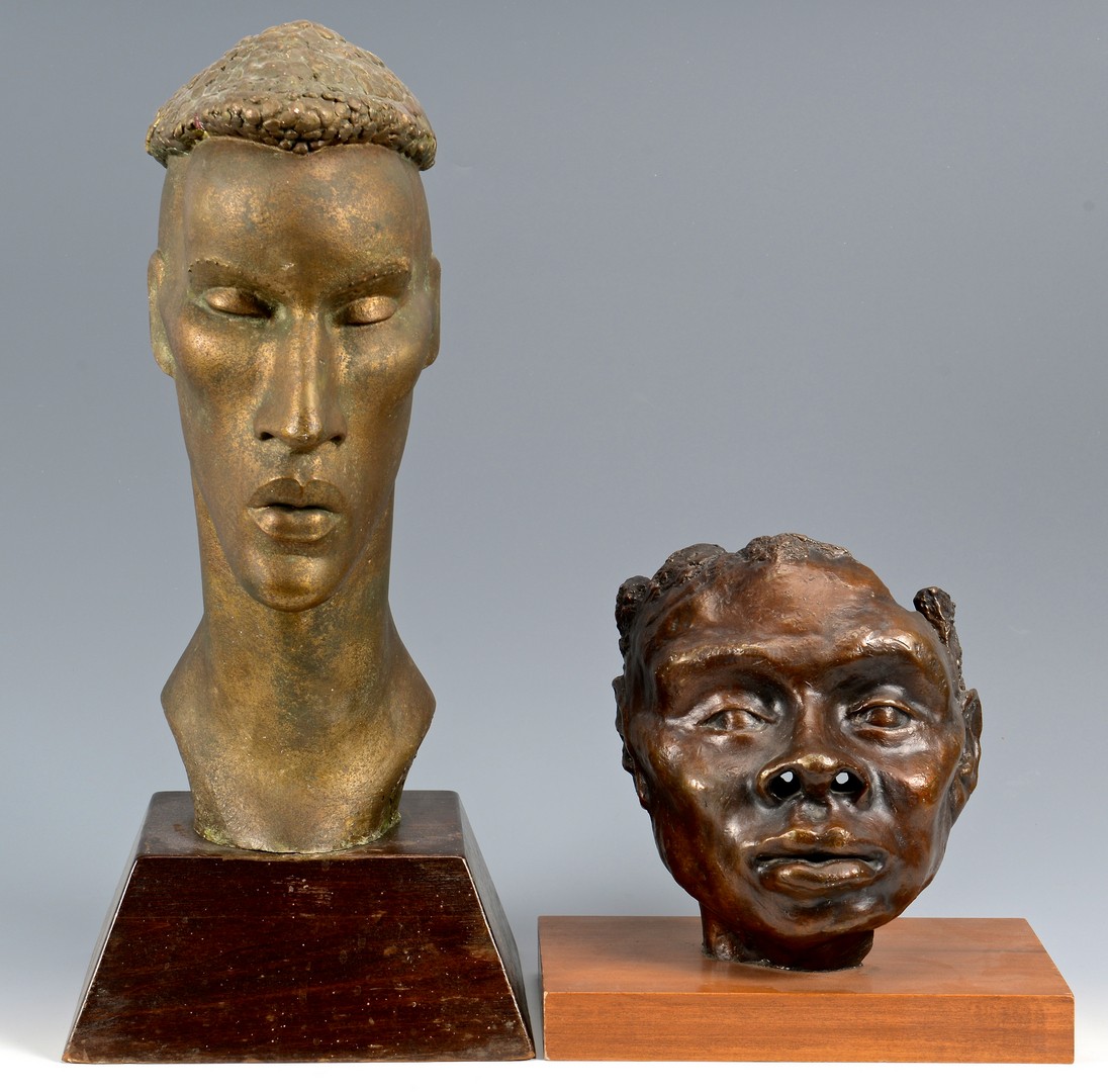 Lot 780: African American Bust and Mask
