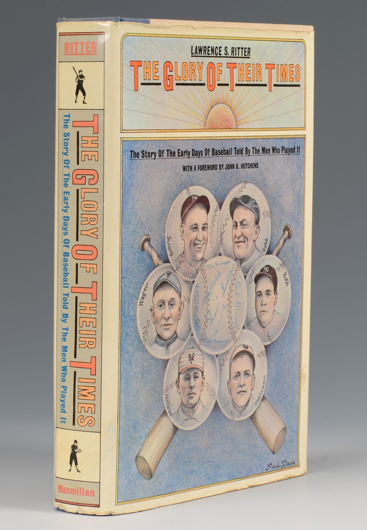 Lot 787: Baseball Themed Book, Glory of Their Times