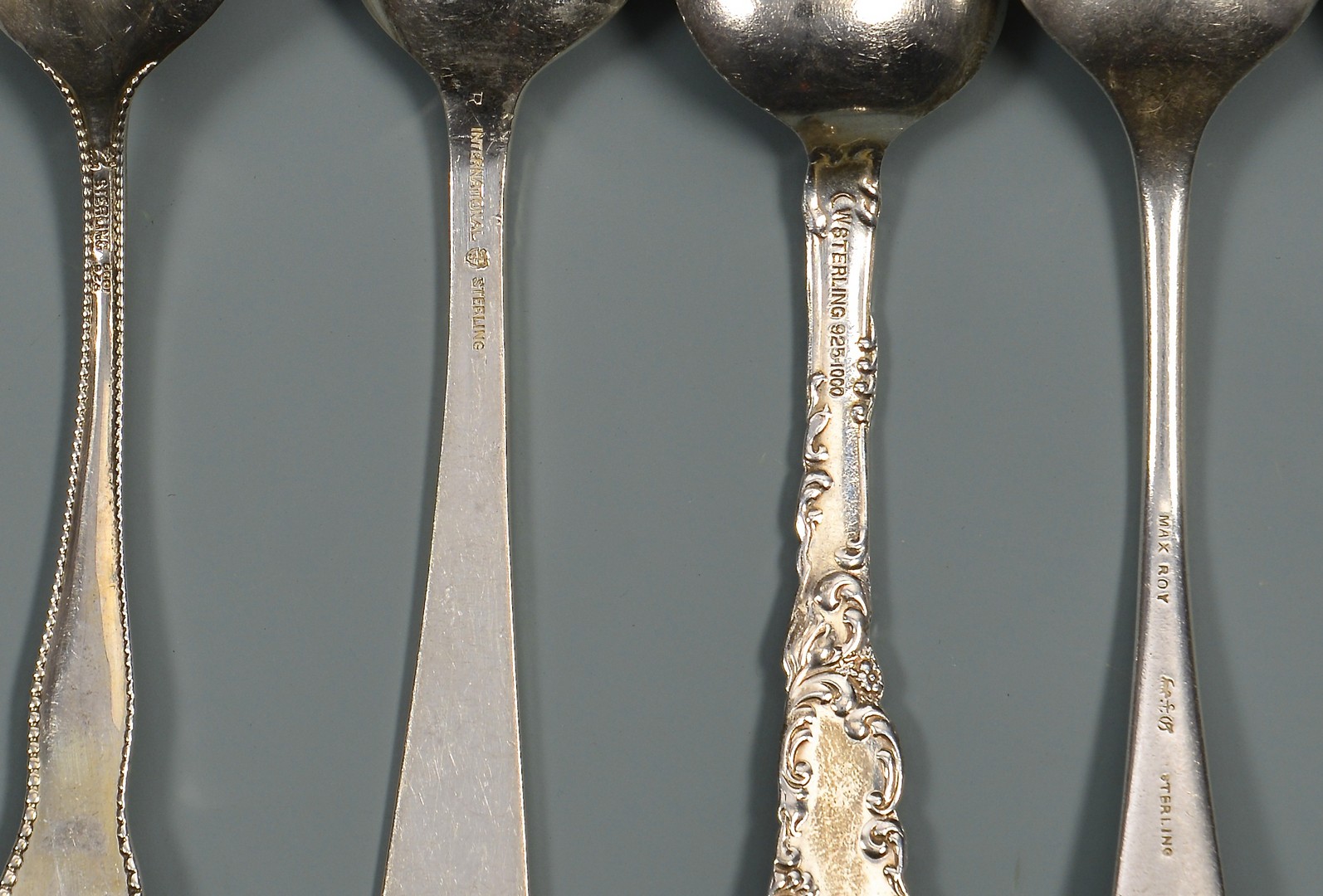 Lot 812: 46 Sterling Spoons, 32.5 oz troy