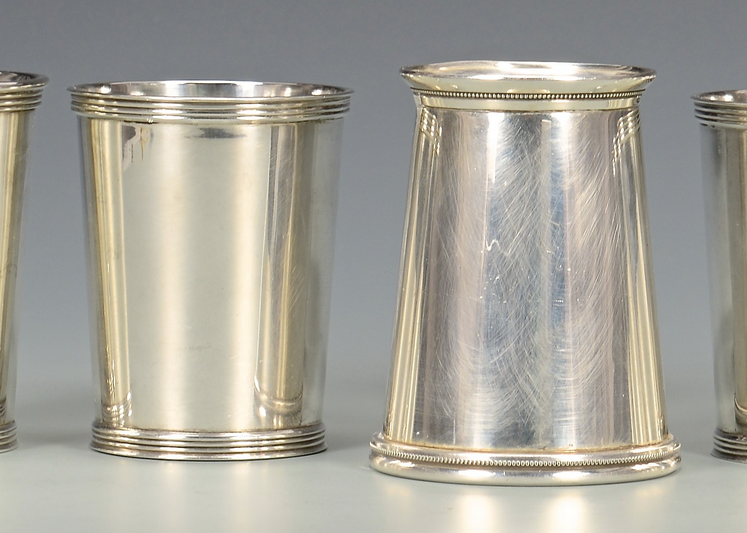 Lot 814: 5 Sterling Silver Julep Cups