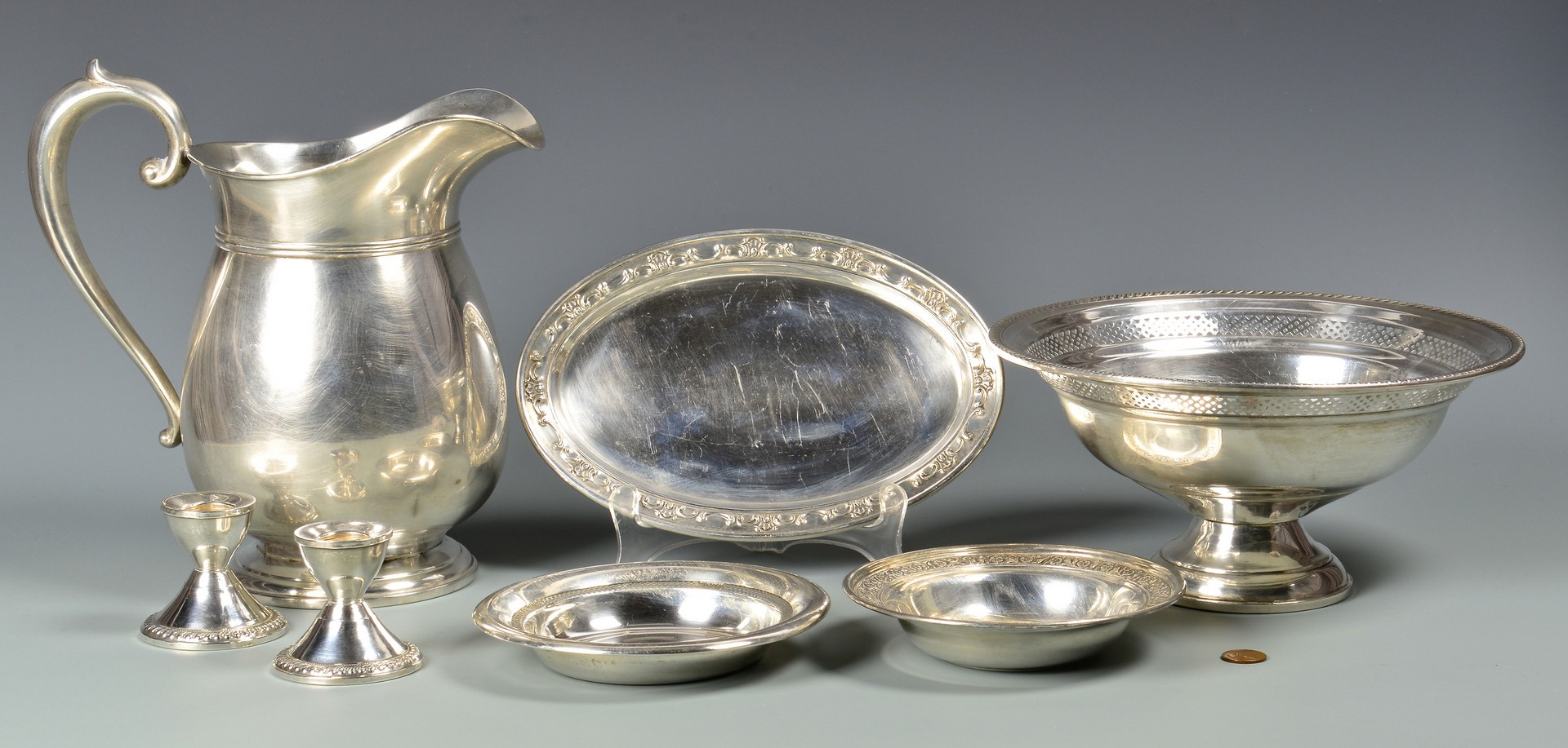 Lot 815: Group Sterling Hollowware, 6 items