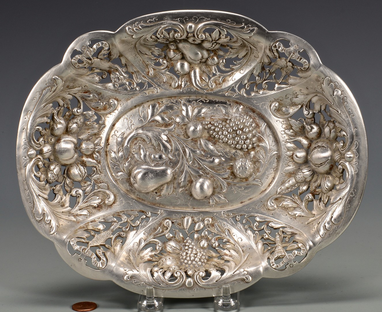 Lot 818: E.F. Caldwell Oval Sterling Bowl