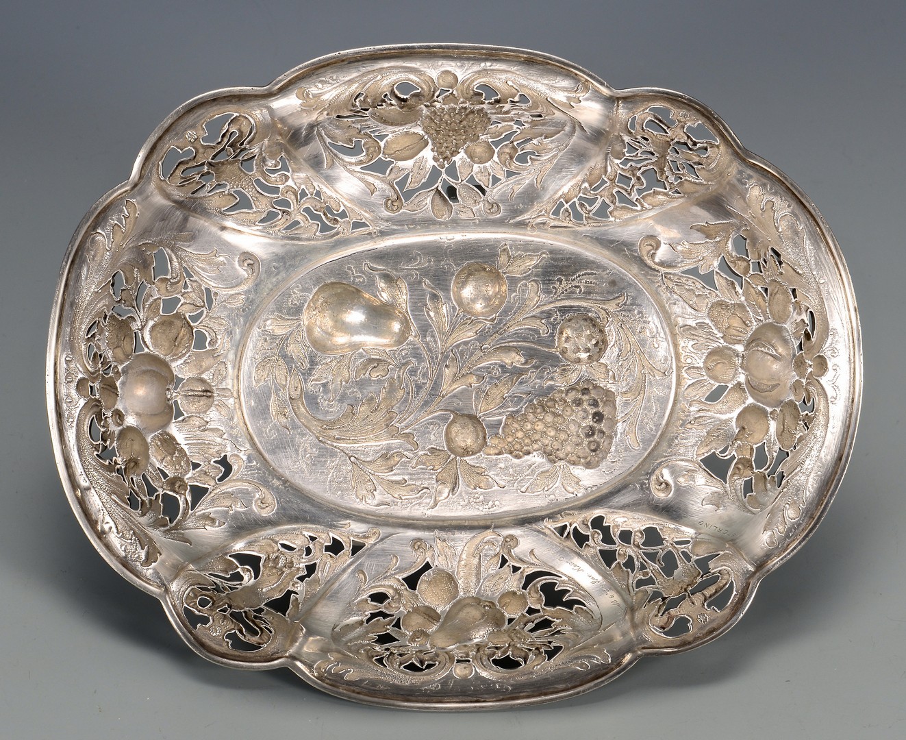 Lot 818: E.F. Caldwell Oval Sterling Bowl