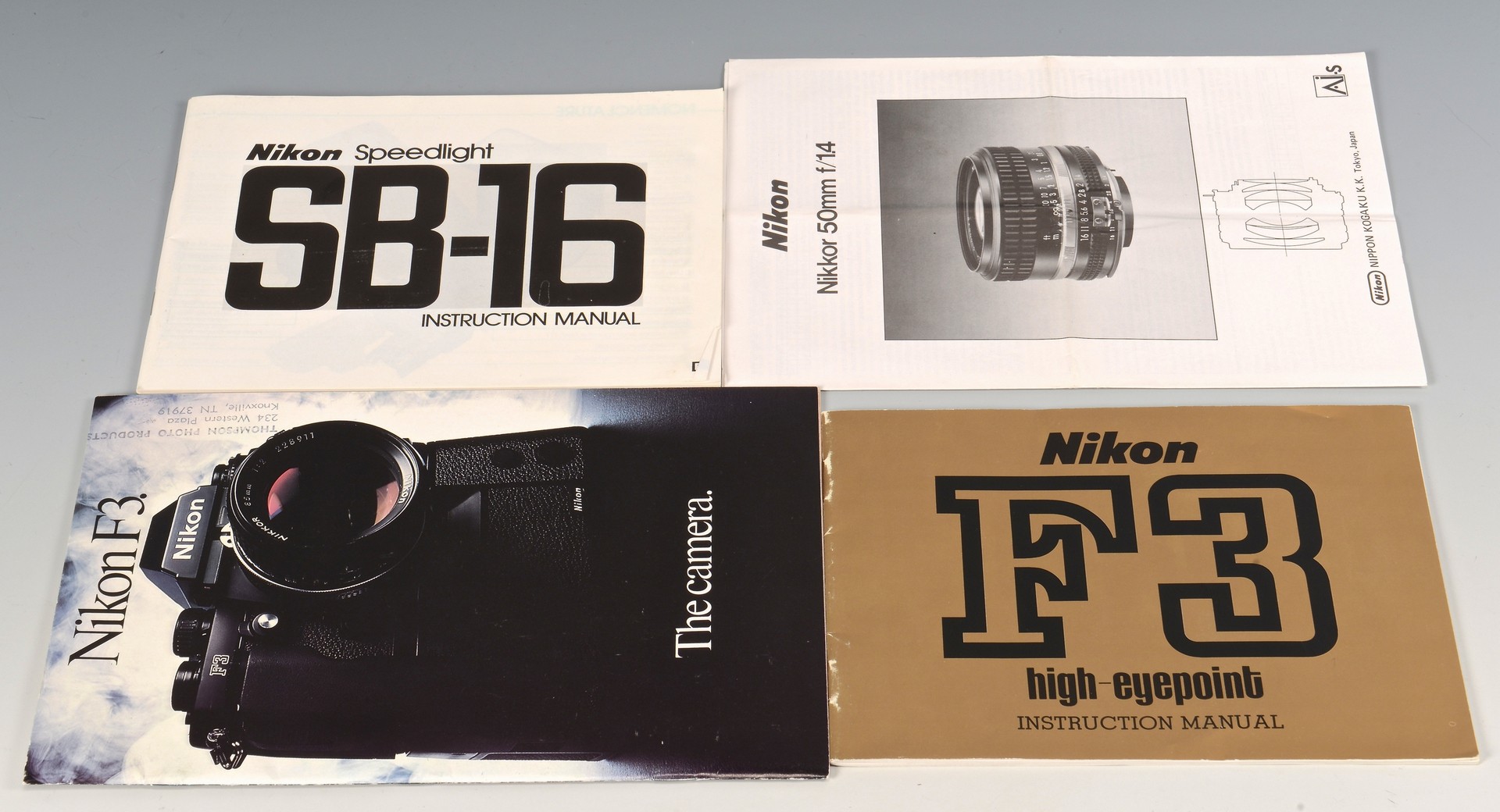 Lot 838: Nikon F3 Camera w/ Accessories & Manual