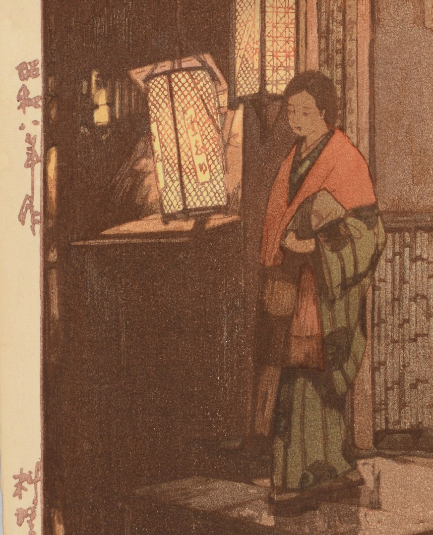 Lot 869: Japanese Woodblock Prints, Yoshida
