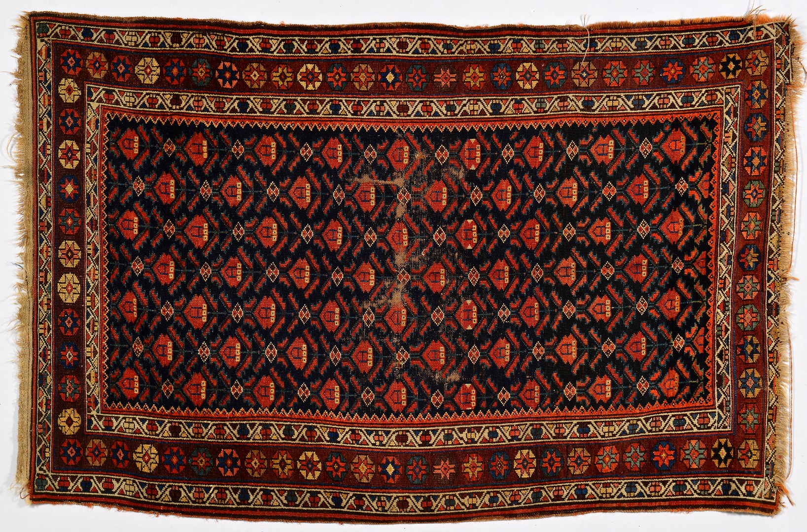 Lot 877: Persian Kurdish Rug, Early 20th Century