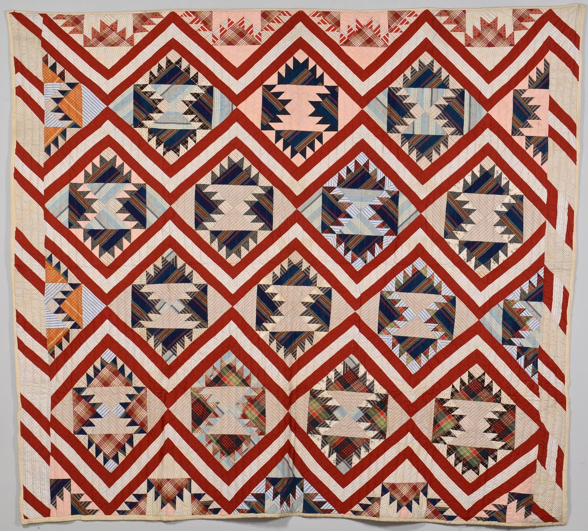Lot 880: 4 East TN Pieced Cotton Quilts