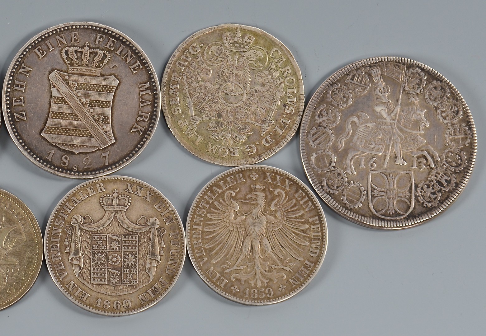 Lot 896: Group of 11 German Coins & 1 other