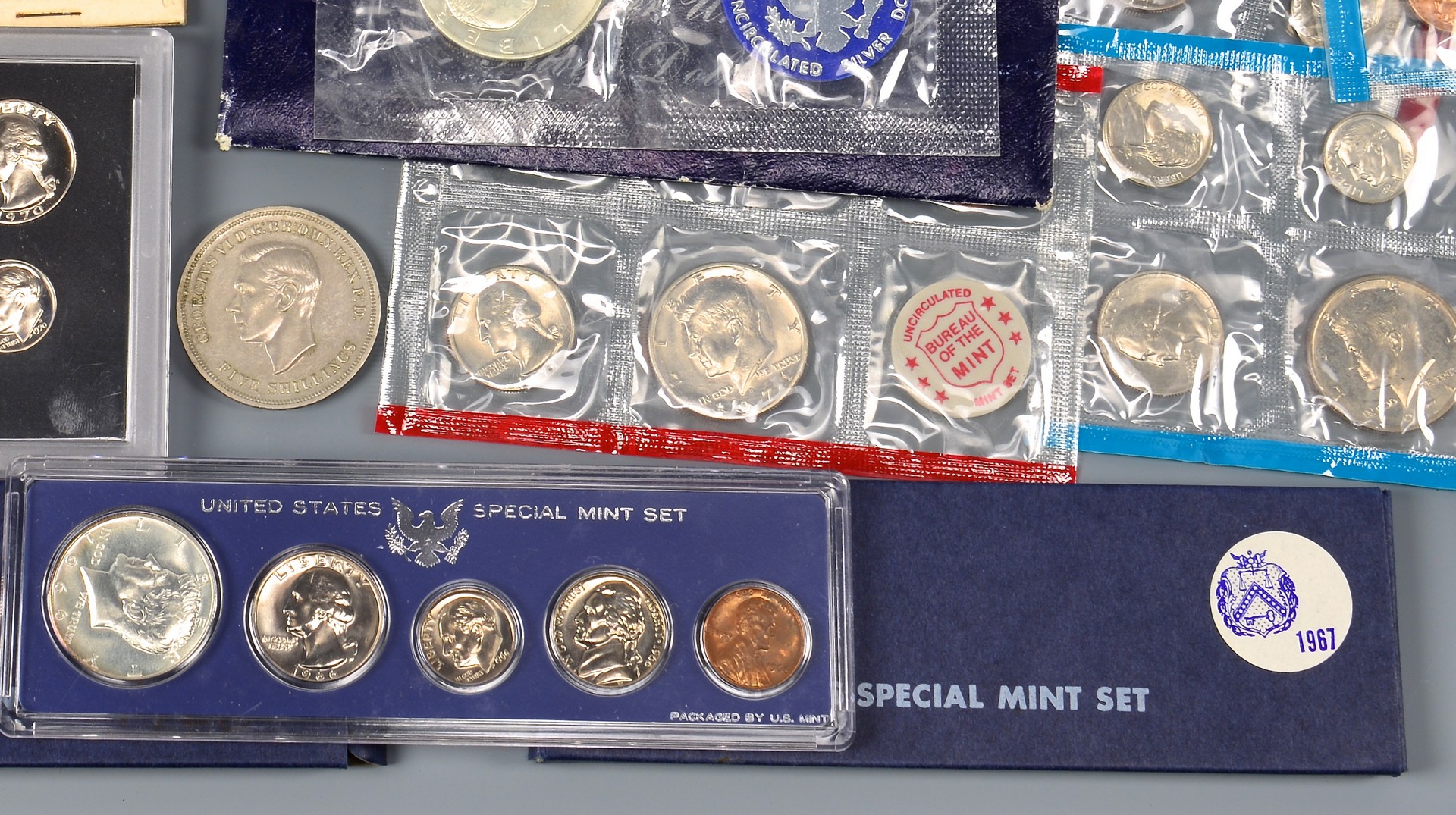 Lot 901: Collection of 26 US Coin Proof Sets & More