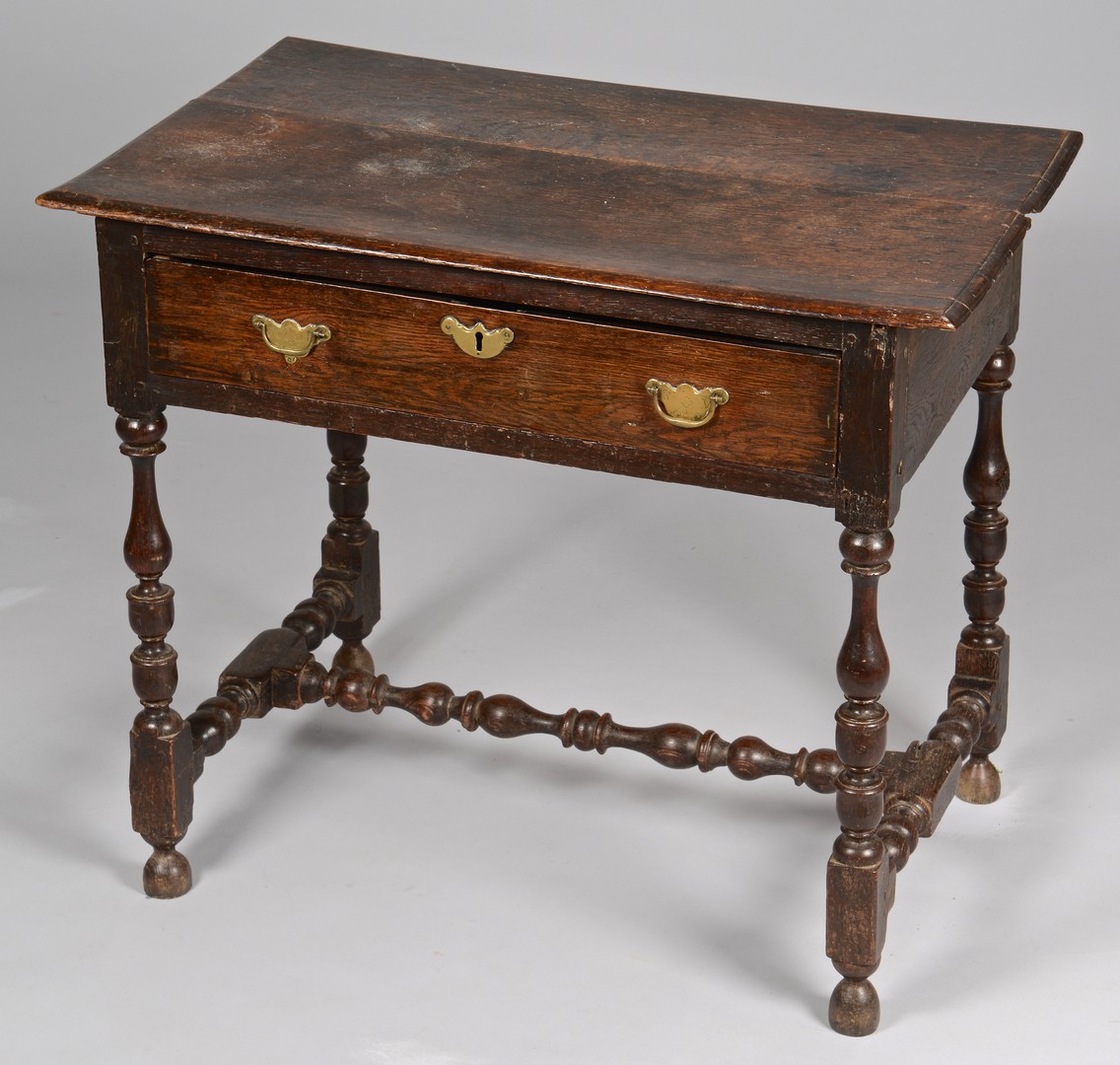 Lot 95: English Jacobean Oak Work Table