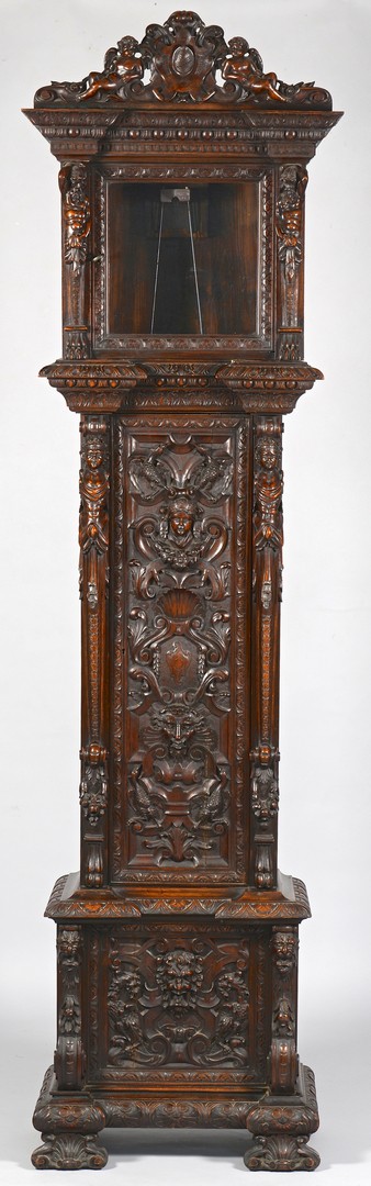 Lot 98: Carved Tall Clock Case