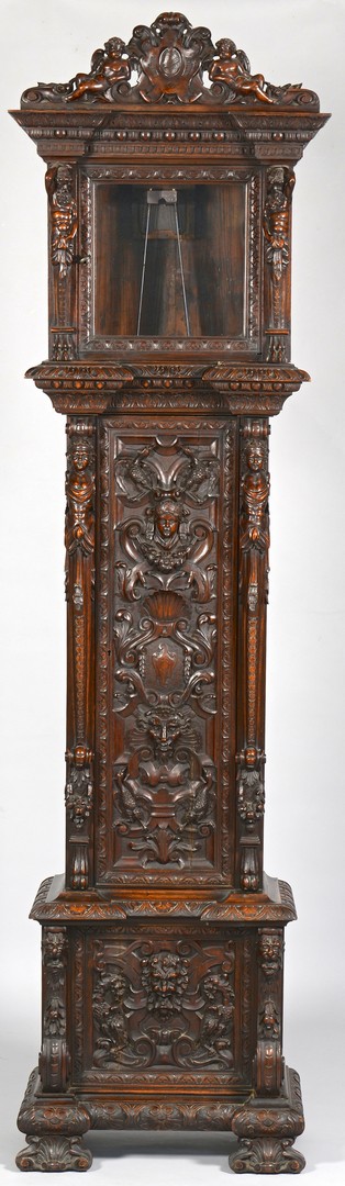 Lot 98: Carved Tall Clock Case
