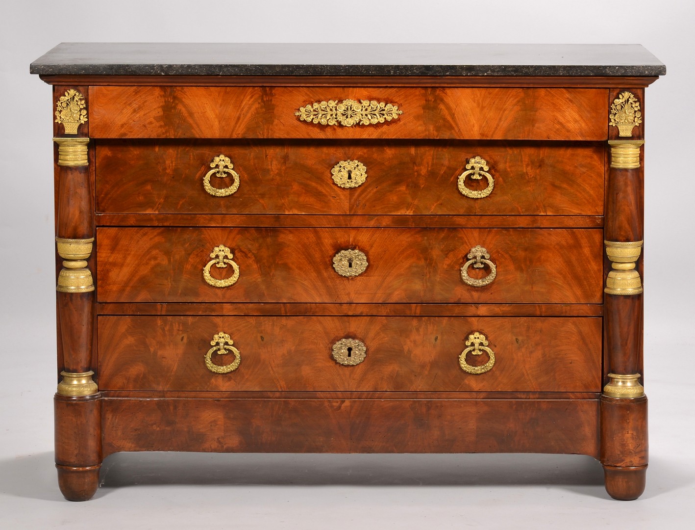 Lot 110: French 2nd Empire Chest w/ Ormolu Mounts