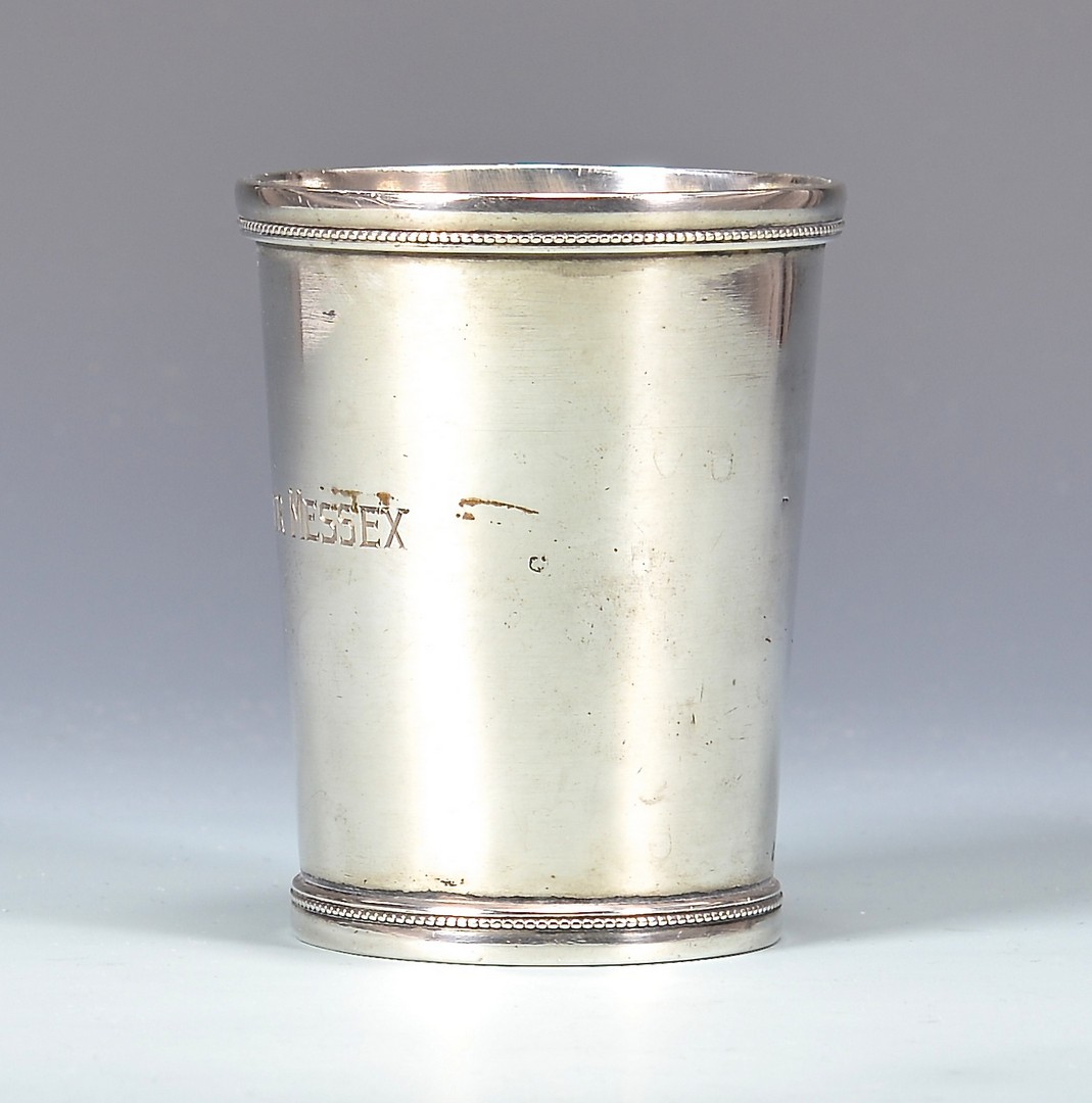 Lot 158: Kitts KY Coin Silver Julep Cup