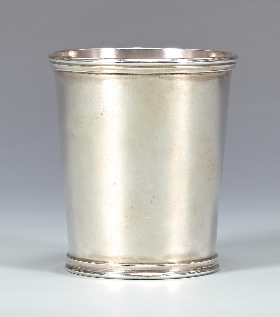 Lot 159: Sharrard KY Coin Silver Julep Cup