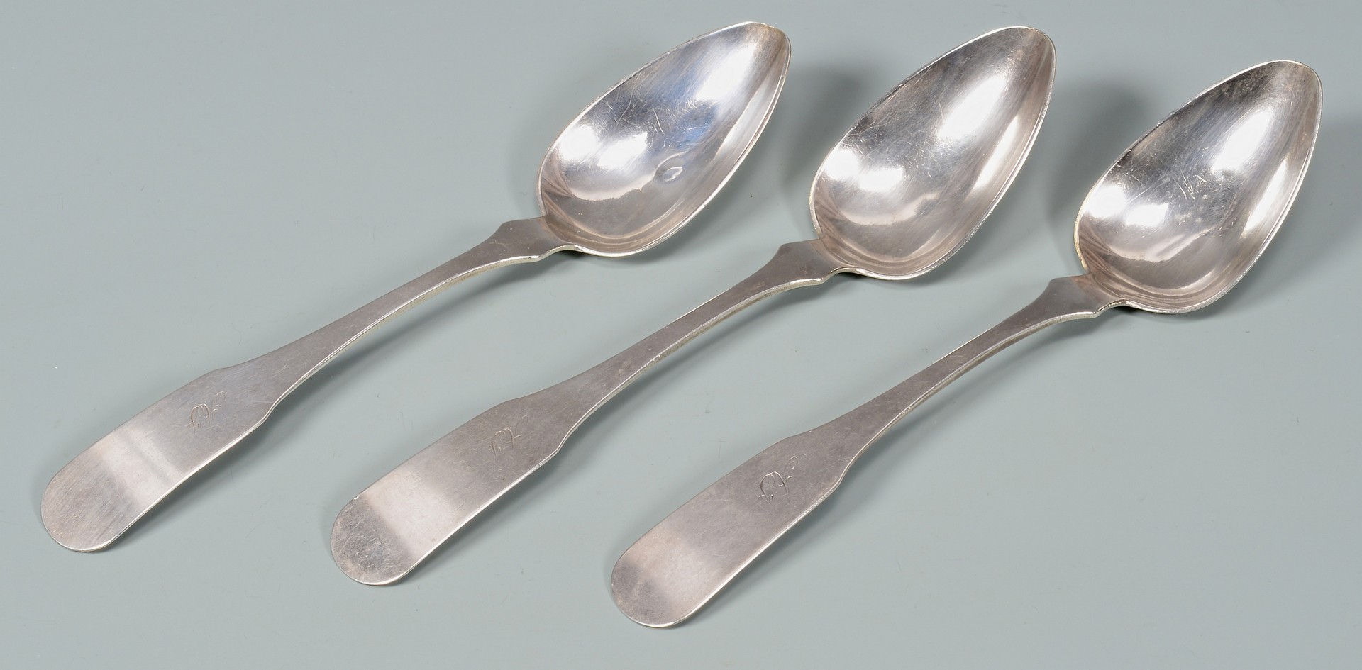 Lot 161: Snyder KY Coin Silver Ladle and Spoons