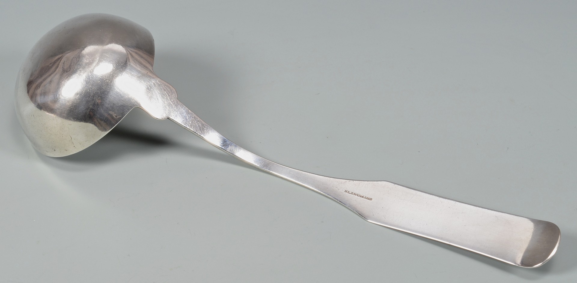 Lot 162: Coin Silver Punch Ladle, Blanchard incuse mark