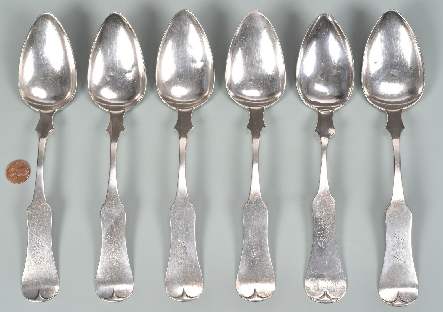 Lot 167: Group of KY Coin Silver Flatware