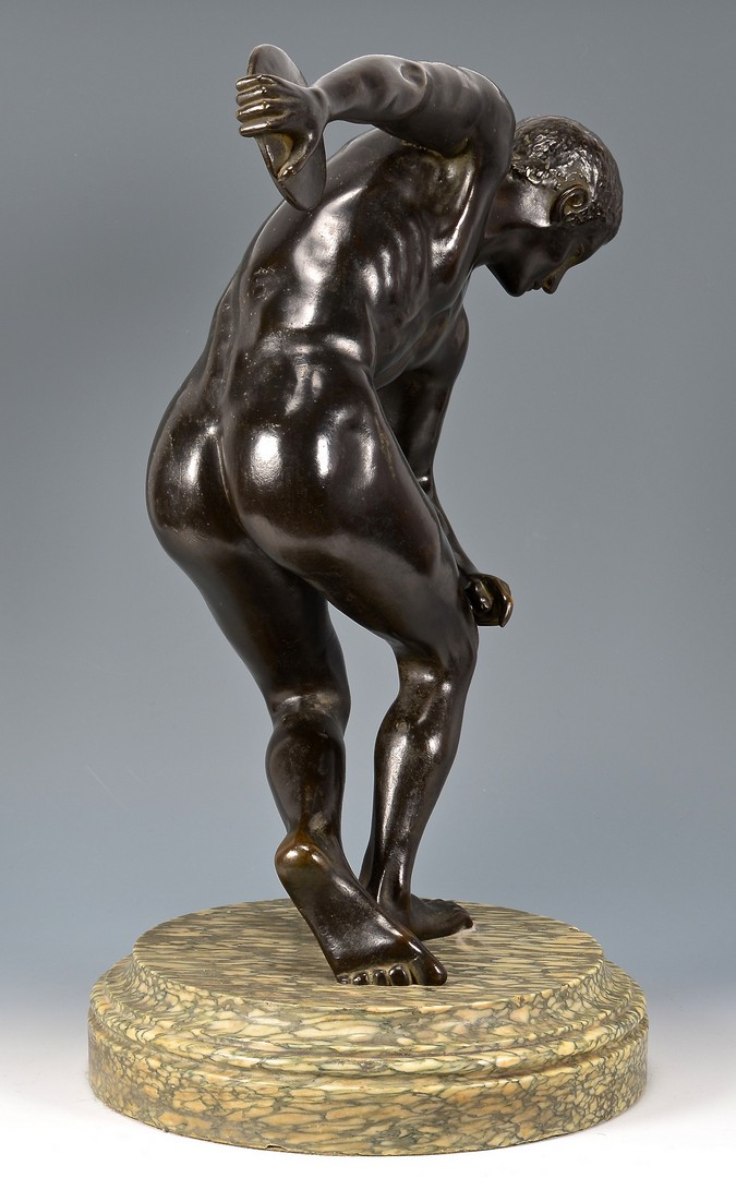 Lot 185: Large Bronze Sculpture of Discus-thrower