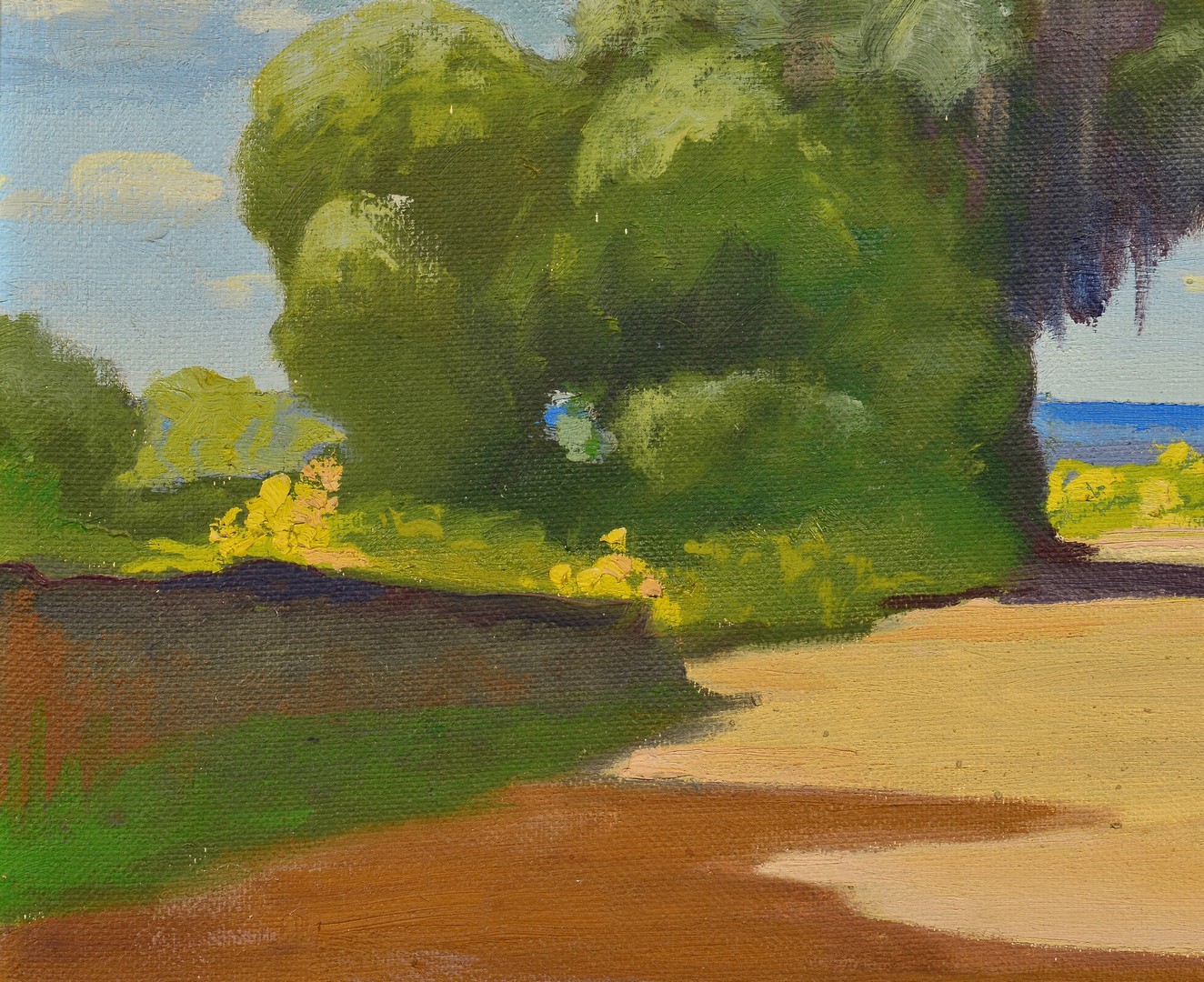 Lot 197: John Kelly Fitzpatrick Oil on Canvas Landscape