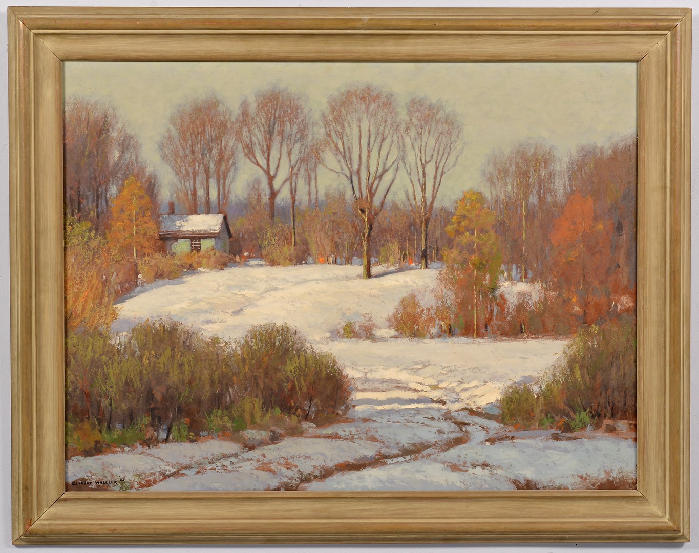 Lot 204: Clifton Wheeler O/B Landscape, First Snow