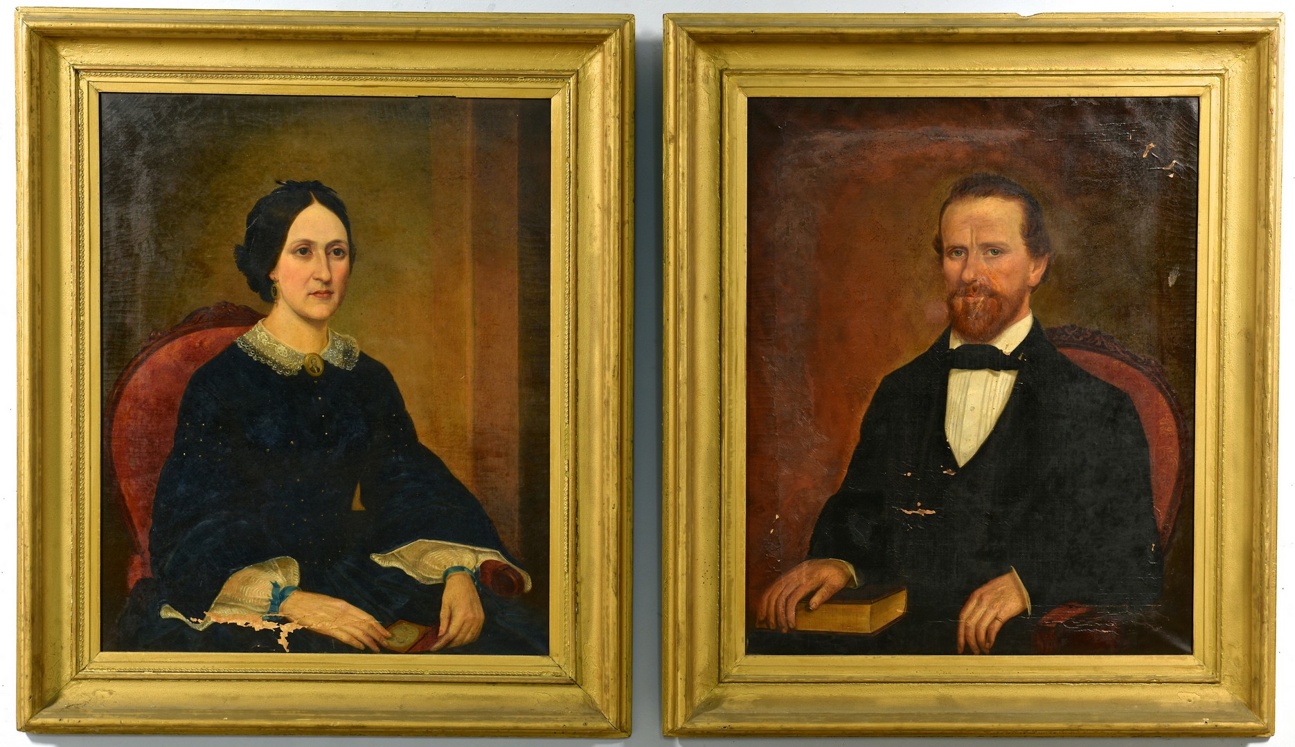 Lot 208: O/C, Mr. and Mrs. Noyes, New Albany and KY