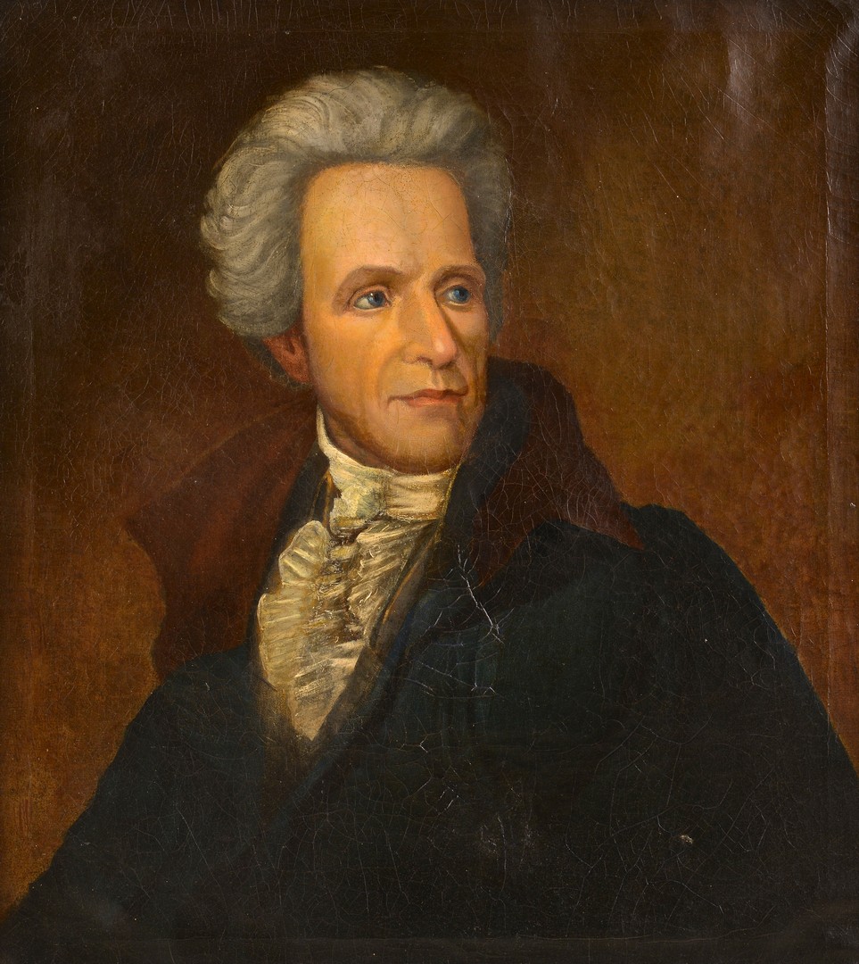Lot 210: Portrait of Andrew Jackson, O/C