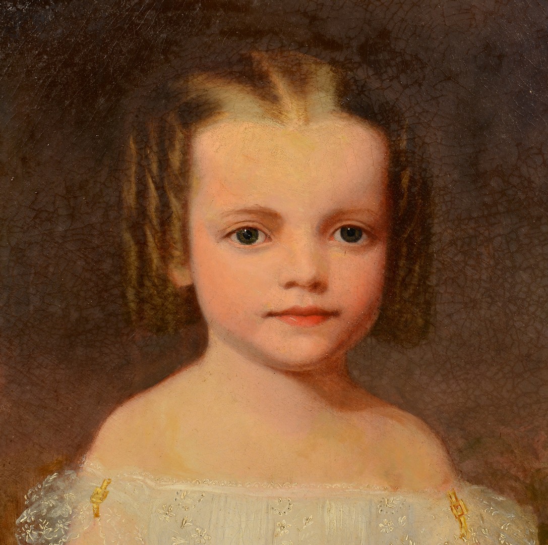 Lot 211: Attr. Cooper child portrait, Hetty McEwen