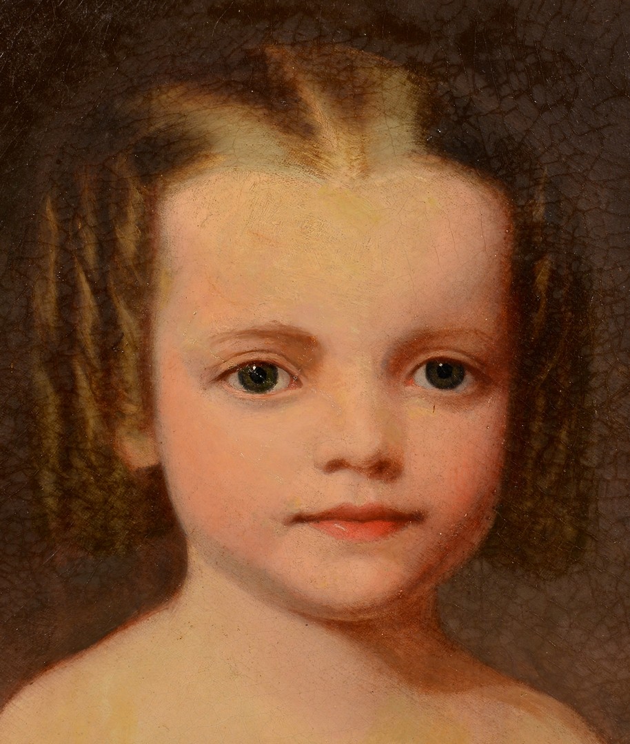 Lot 211: Attr. Cooper child portrait, Hetty McEwen