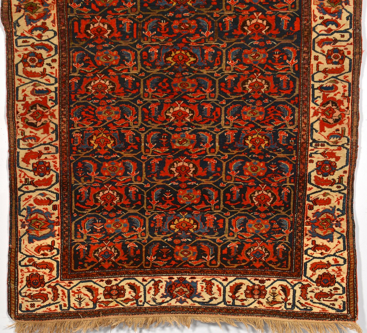 Lot 245: Mission Malayer area rug, early 20th c.