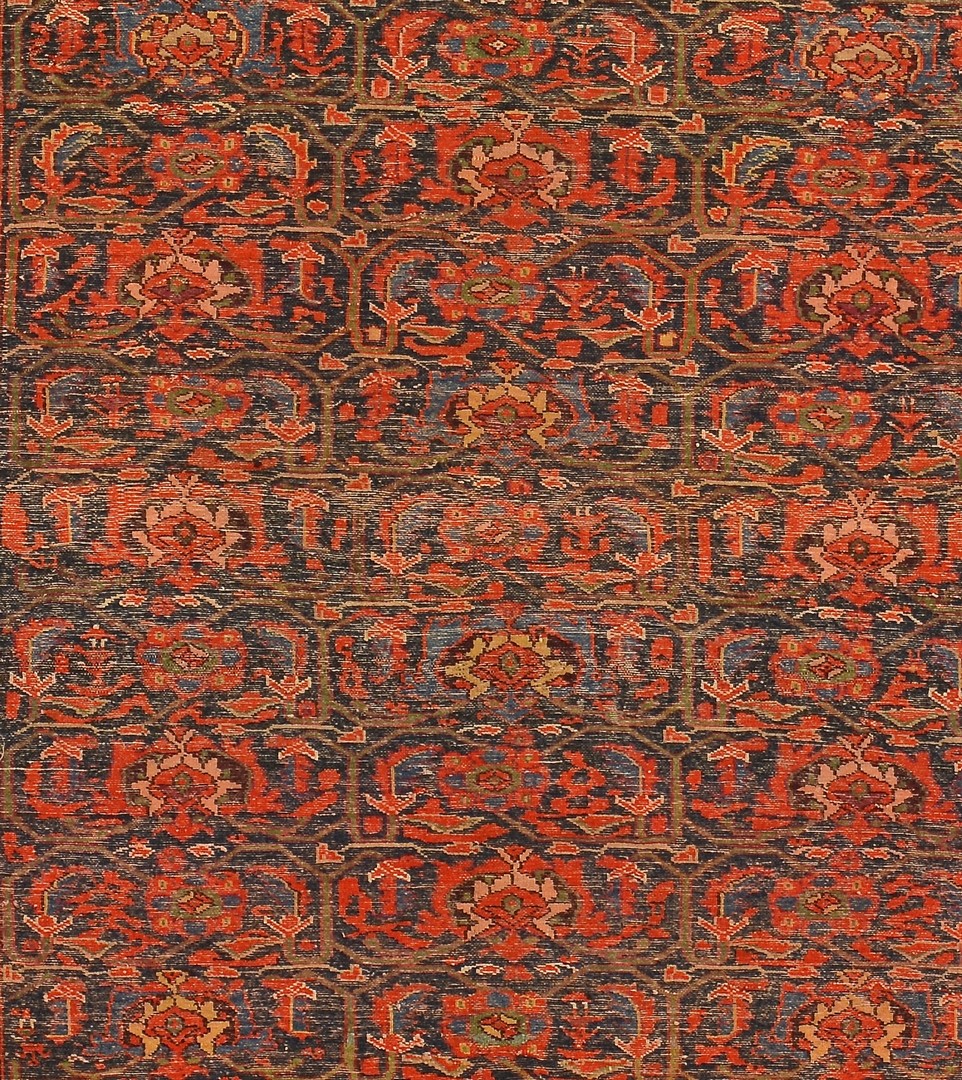 Lot 245: Mission Malayer area rug, early 20th c.