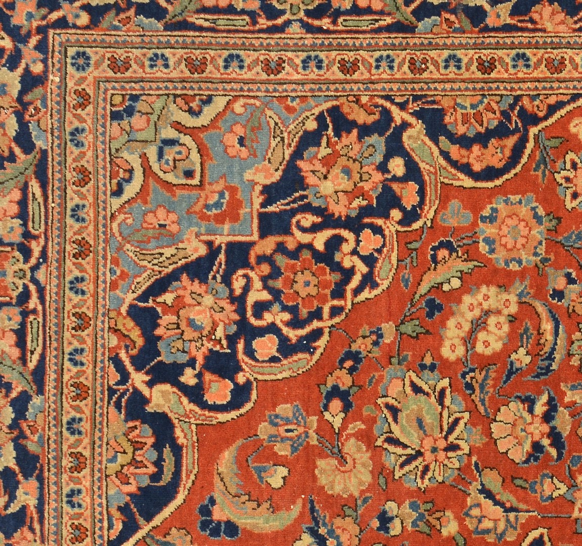 Lot 248: Persian Kashan area rug, c. 1920-30