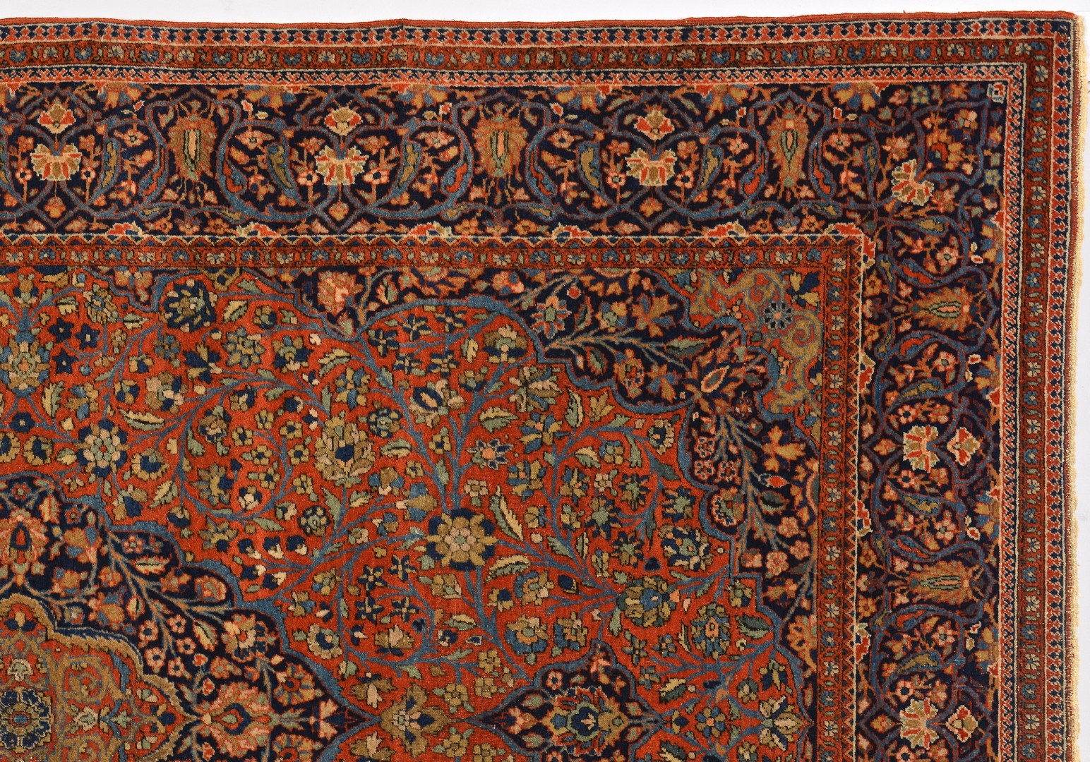 Lot 249: Antique Persian Kashan area rug