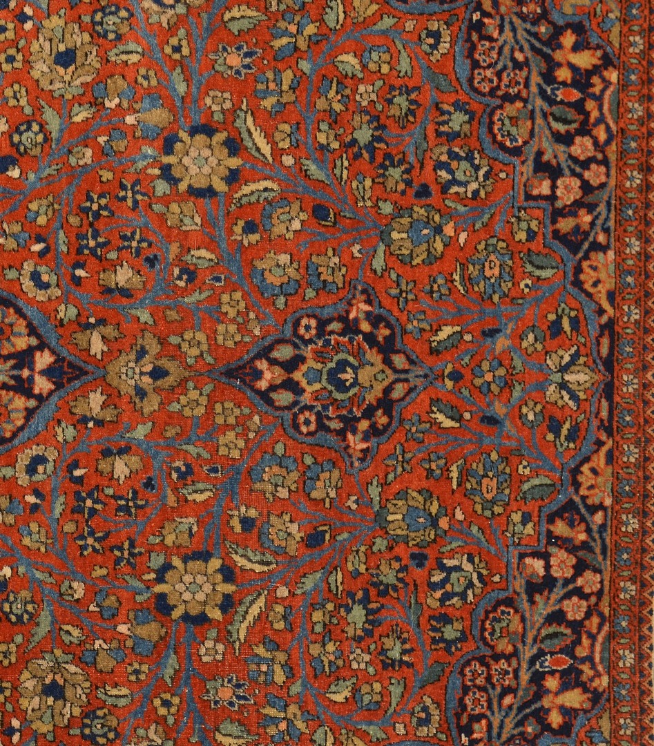 Lot 249: Antique Persian Kashan area rug