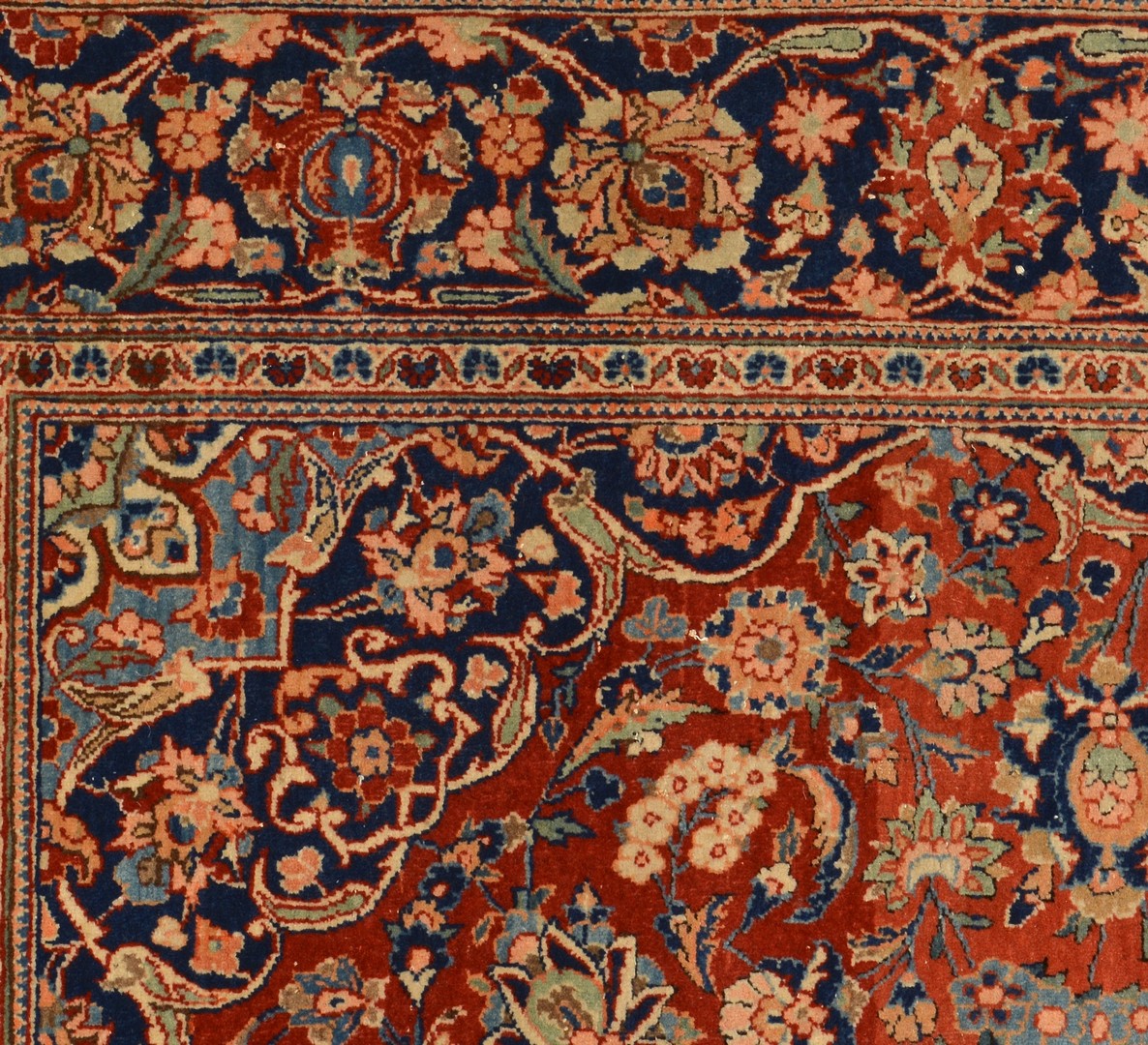 Lot 250: Persian Kashan area rug, early 20th c.