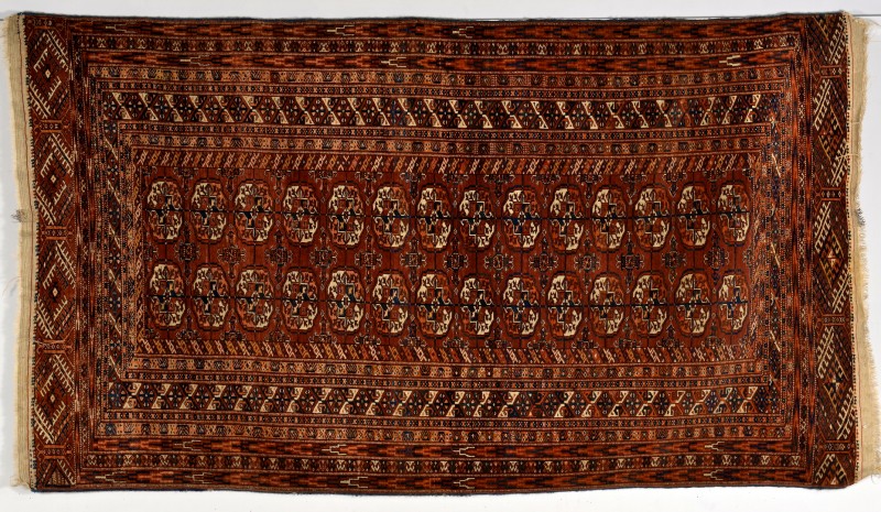 Lot 255: Semi-antique Tekke Turkoman rug