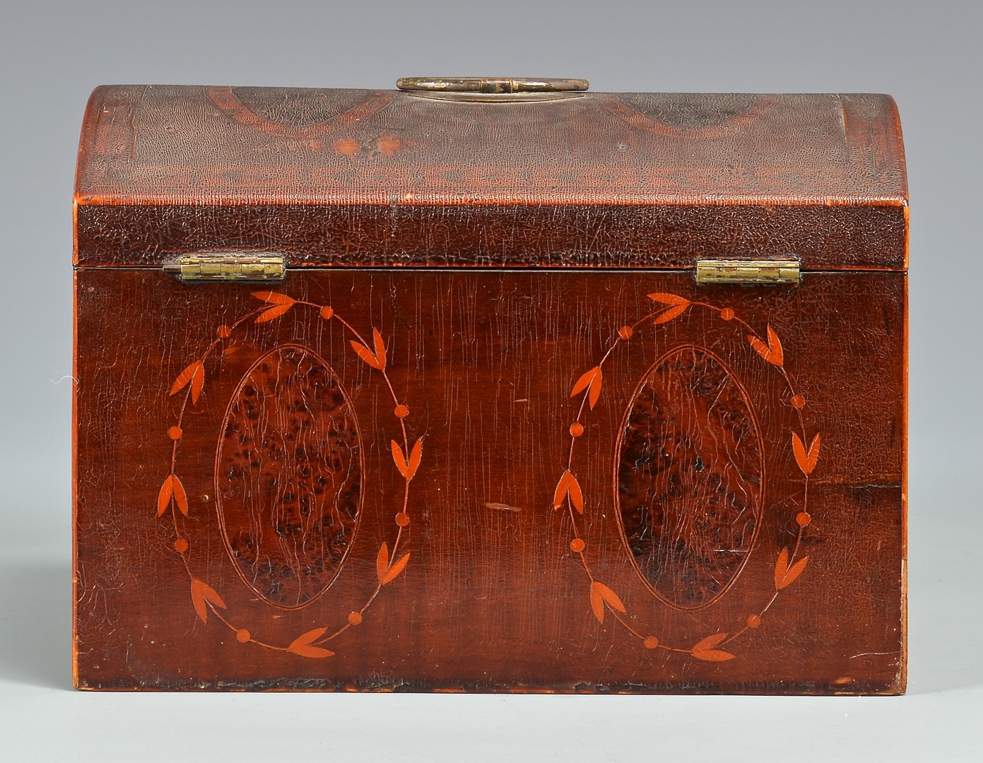 Lot 269: Southern Inlaid Tea Caddy, poss. Baltimore