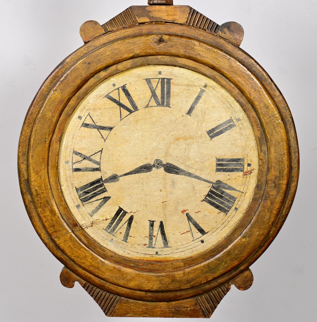 Lot 271: Iron and Painted Watch Sign
