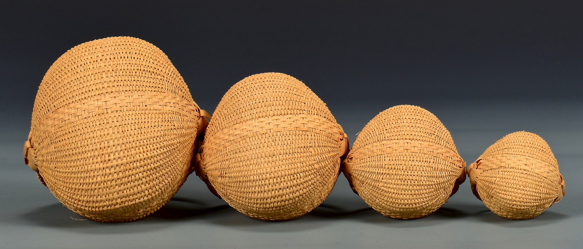 Lot 289: 6 Mary Prater Buttocks Baskets