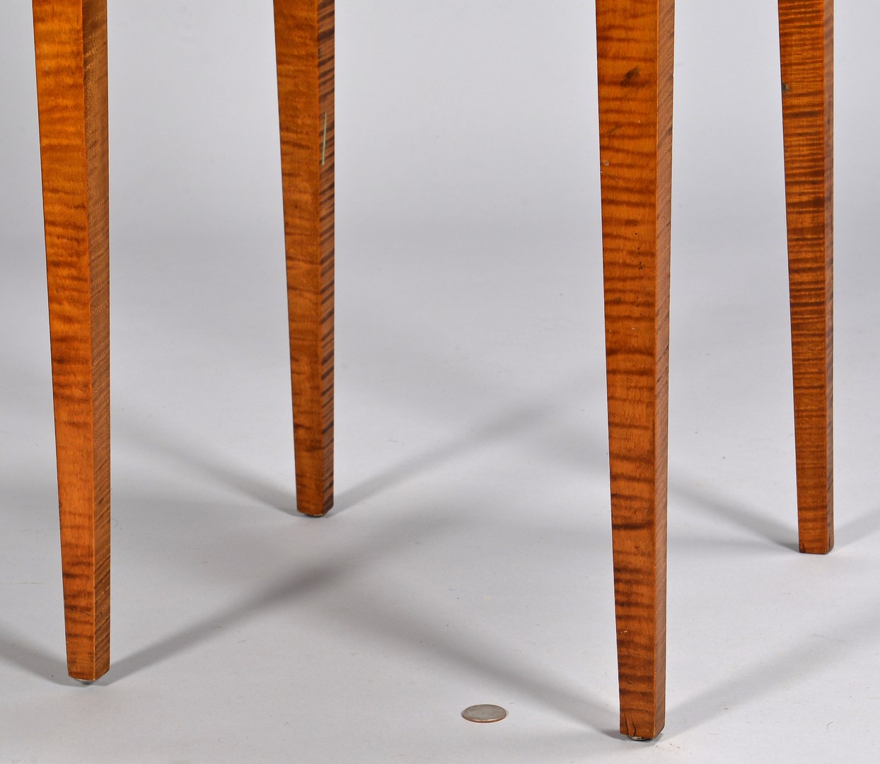 Lot 294: Tiger Maple One Drawer Stand