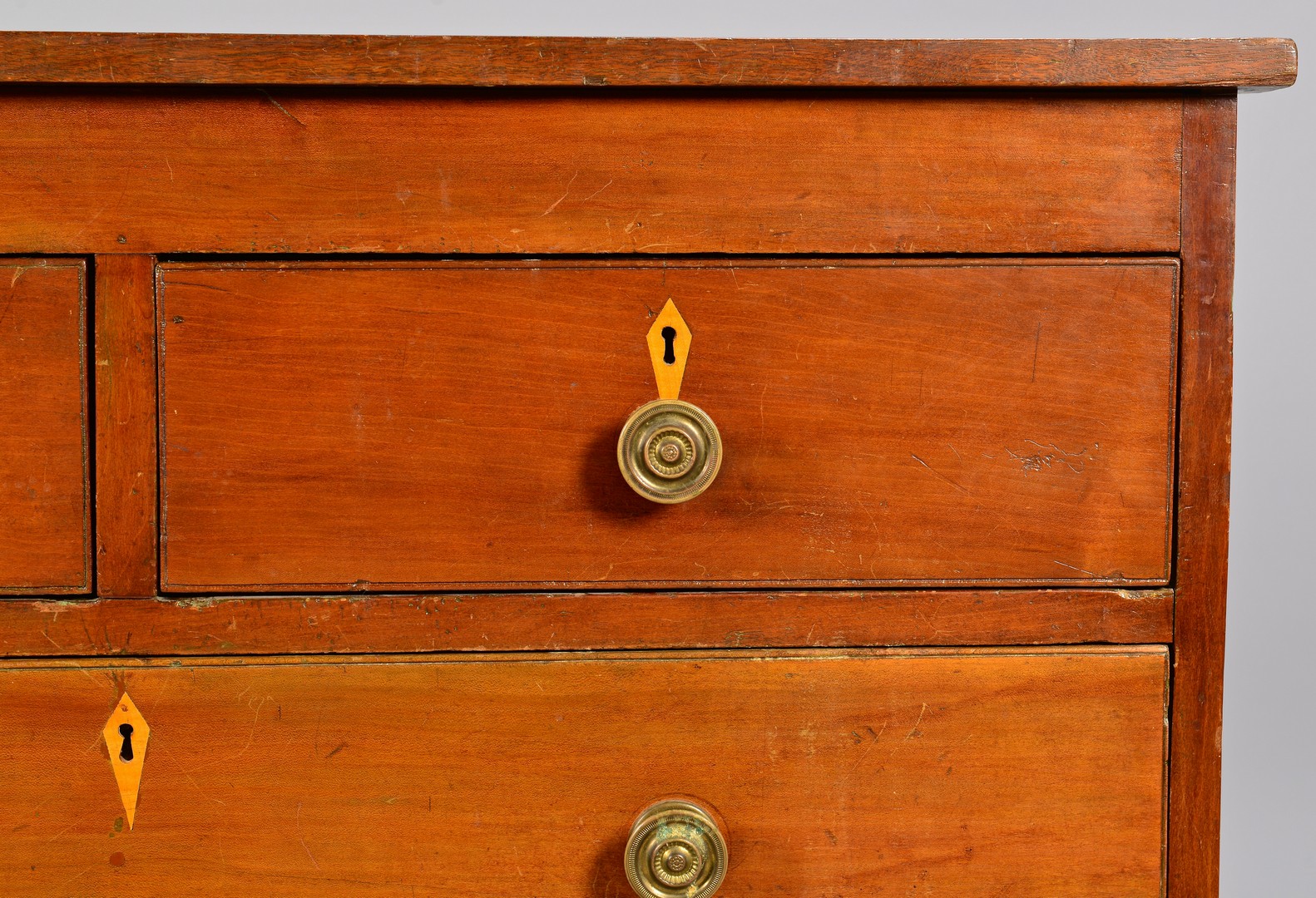 Lot 306: East TN Walnut Chest of Drawers, Ogee Feet