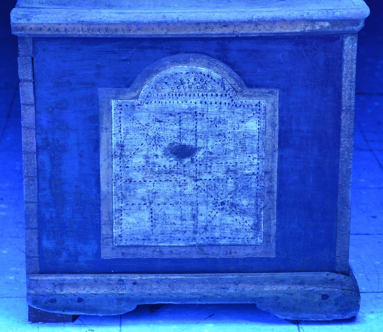 Lot 310: Wythe County, VA Paint Decorated Blanket Chest